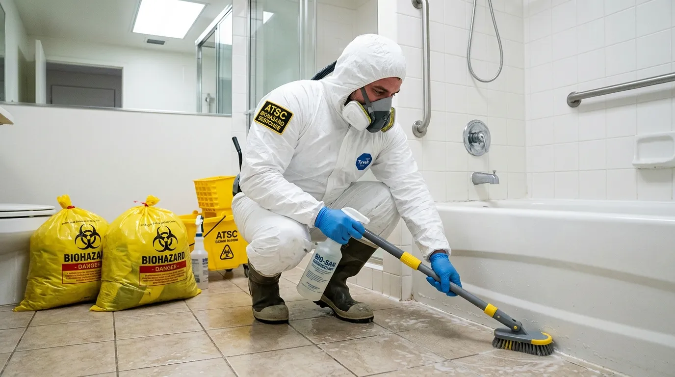 Decontamination equipment deployed for Blood Cleanup in Two Rivers